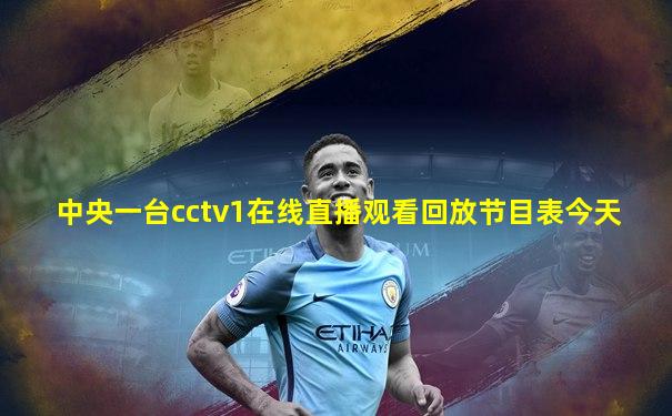 中央一台cctv1在线直播观看回放节目表今天